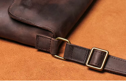 Sacoche Cuir en Bandoulière pour Homme