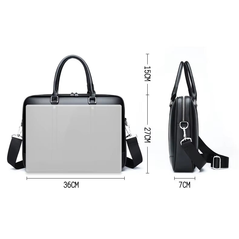 Sac Ordinateur 14" Élégant en Simili Cuir