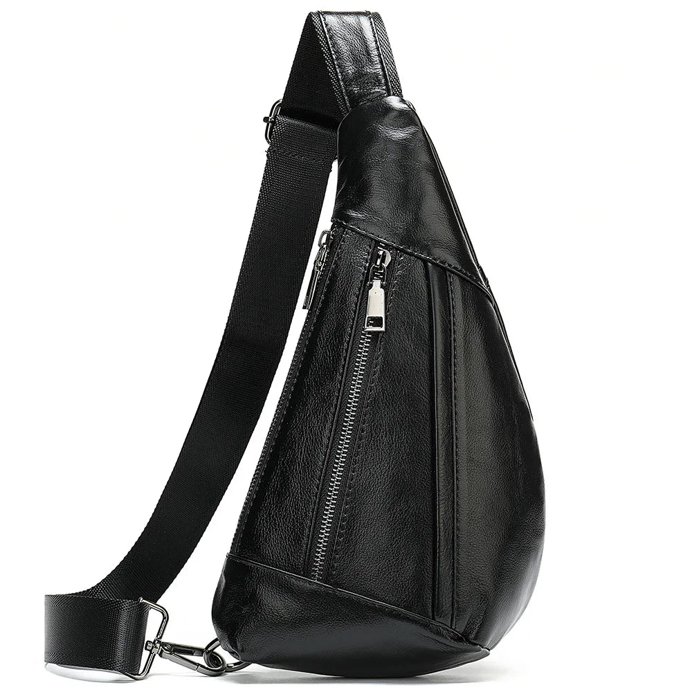 Sacoche Bandoulière en Cuir pour Homme