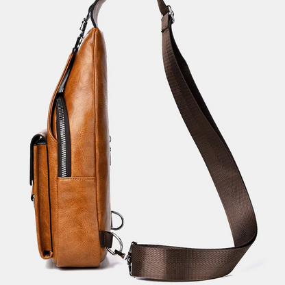 Sacoche Bandoulière Homme en Similicuir