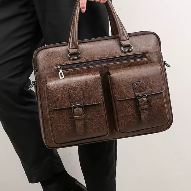 Sacoche Business Homme en Simili-Cuir