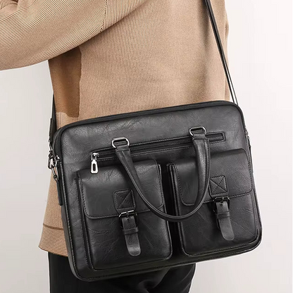 Sacoche Business Homme en Simili-Cuir