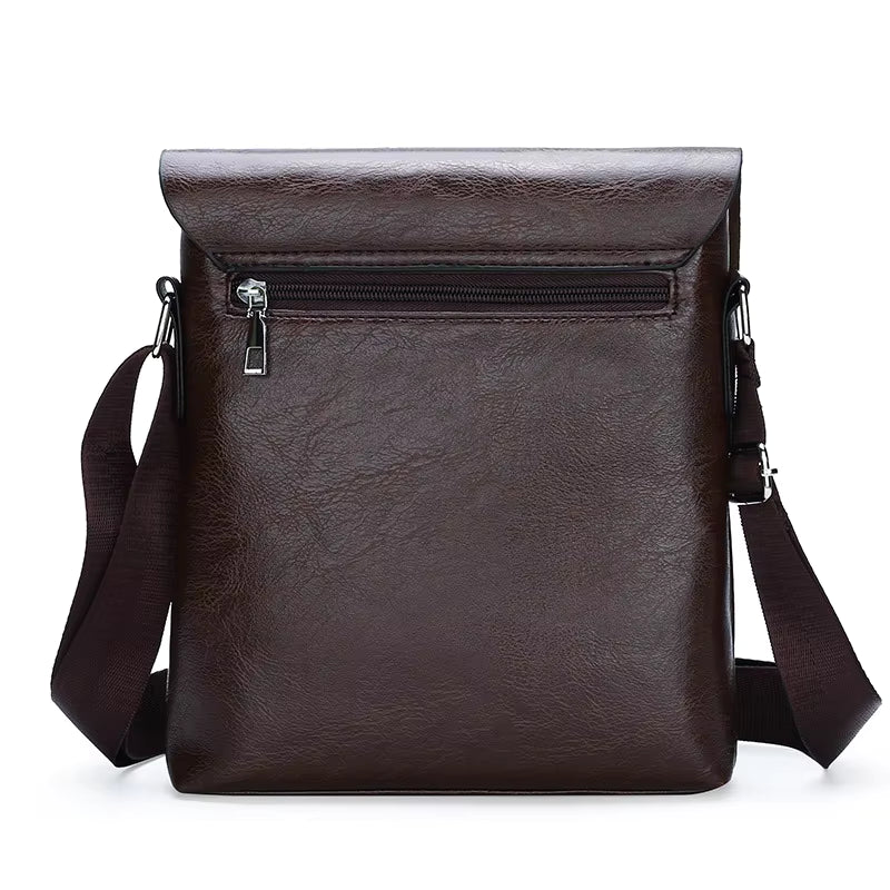 Sacoche Noire en Bandoulière pour Homme
