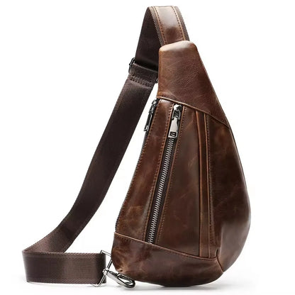 Sacoche Bandoulière en Cuir pour Homme