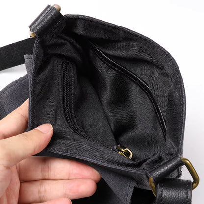 Sacoche Bandoulière Homme en Cuir Vintage