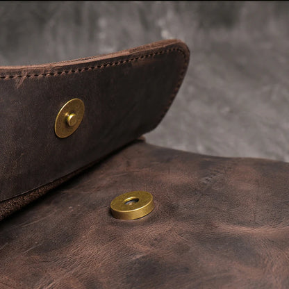 Sacoche Bandoulière Homme en Cuir Vintage