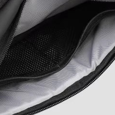 Sacoche noire bandoulière homme étanche multi-poches