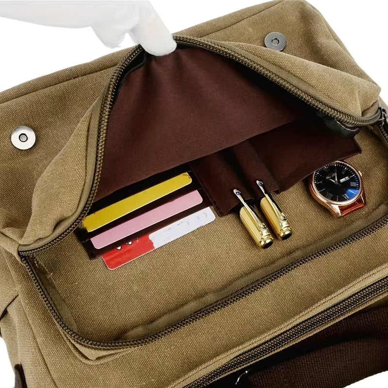 Sac Bandoulière Homme Vintage
