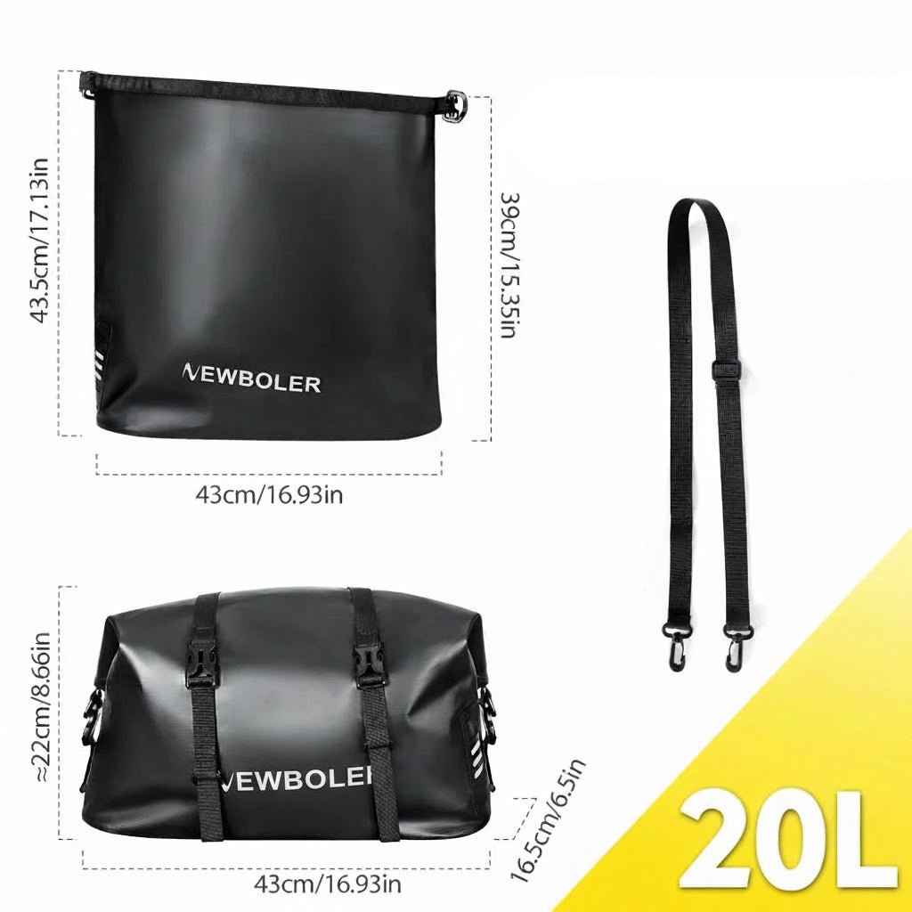 Sacoche batterie vélo 20L étanche ignifugée – grande capacité
