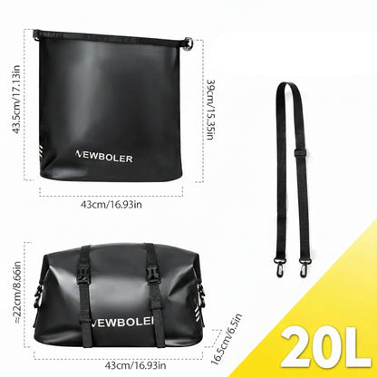 Sacoche batterie vélo 20L étanche ignifugée – grande capacité