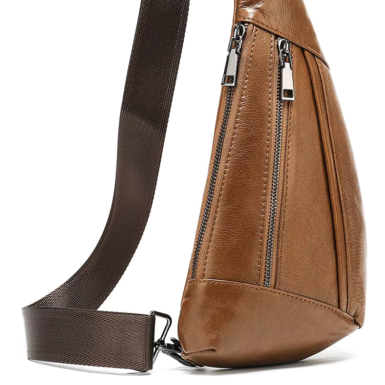 Sacoche Bandoulière en Cuir pour Homme