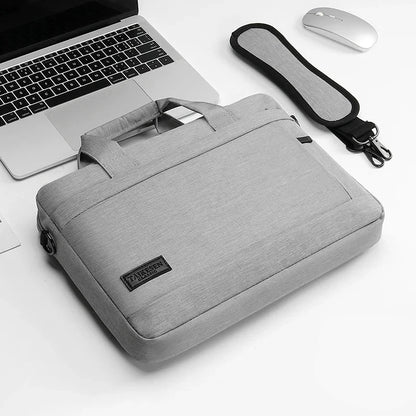 Sacoche Ordinateur 13–17" Homme – 2-en-1 Housse & Sac Bandoulière