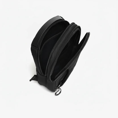 Sacoche Noire en Bandoulière Homme